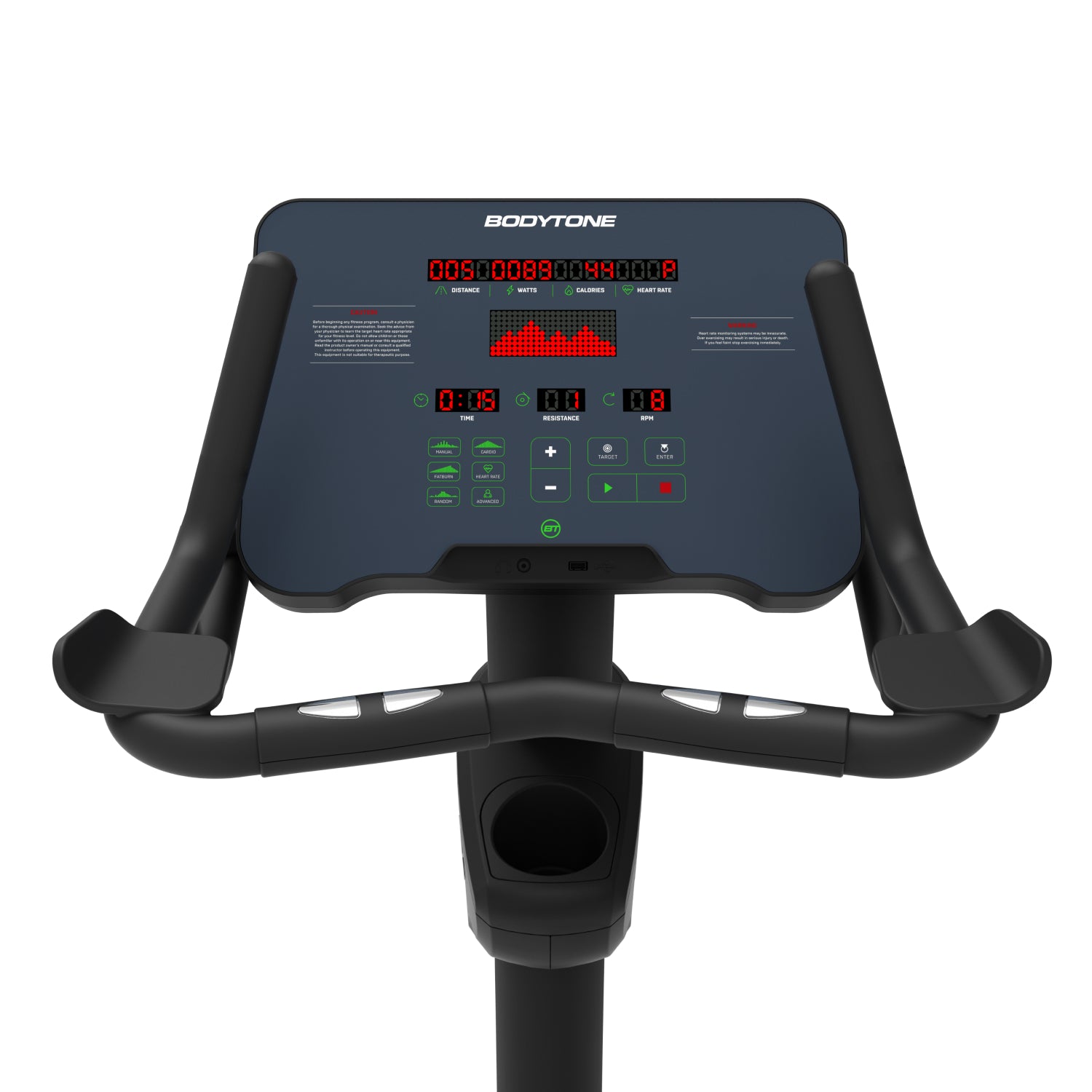 Bicicleta Estática Ergo EMS H678 BH Fitness: Cuadro abierto para