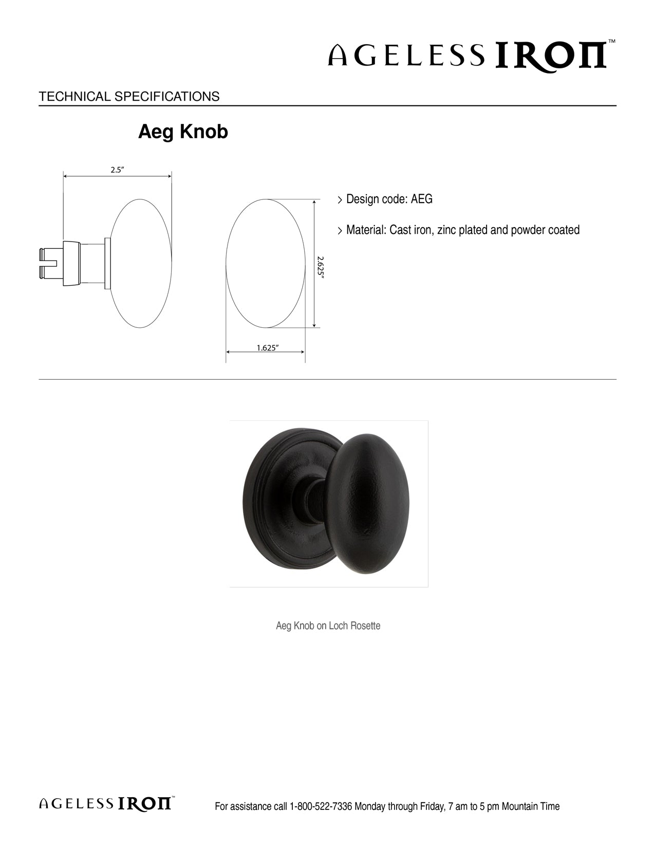 Aeg Knob Technical Specs