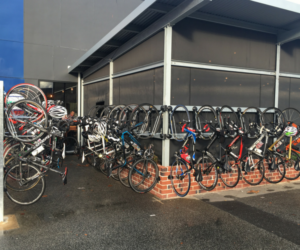 cafe bike parking