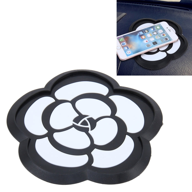 Afbeelding van Auto Auto 3D Camellia Vorm Rubber Dashboard Antislip Super Sticky Pad Mate Houder voor GPS Telefoon MP3 MP4