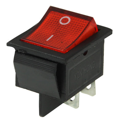 Afbeelding van DIY Red Light OFF-ON Rocker Switch voor Racing Sport (5 stuks in een verpakking, de prijs is voor 5 stuks)
