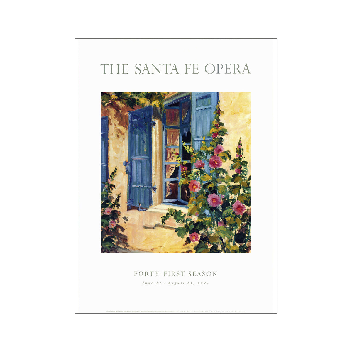 santa fe opera poster