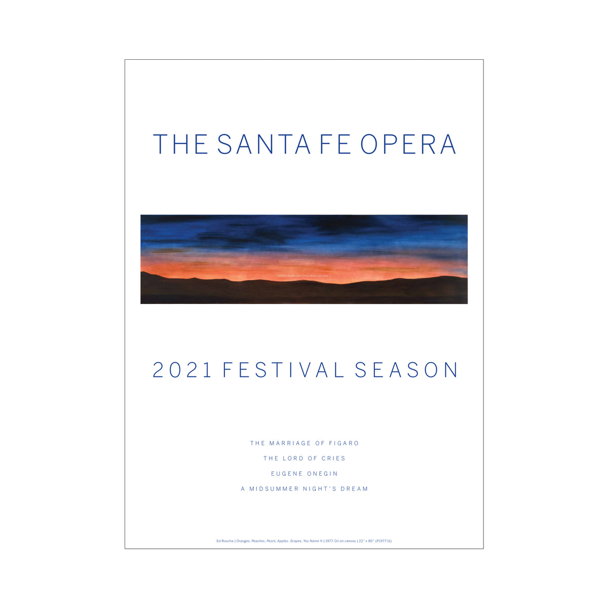 Season Posters The Santa Fe Opera