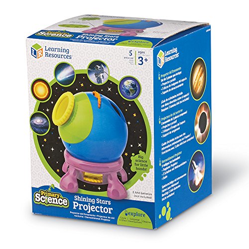 Learning Resources Shining Stars Projector, Solar System Space Toy Set, 5 Piece Set, Ages 3+