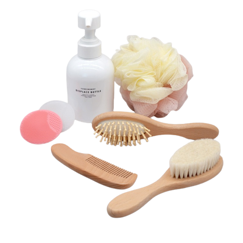 Wooden Baby Brush And Comb Set (3pcs)-image-3