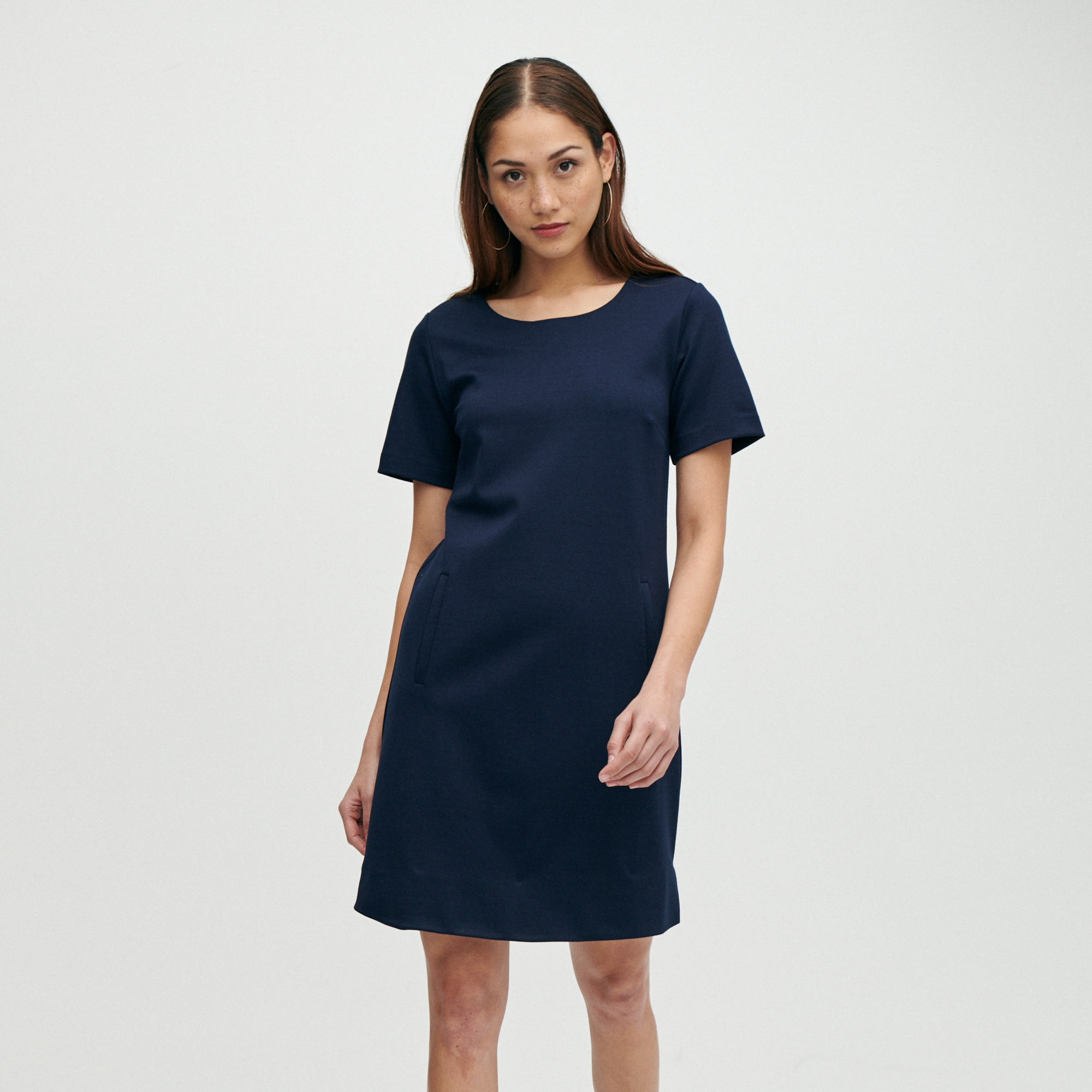 brass a line dress