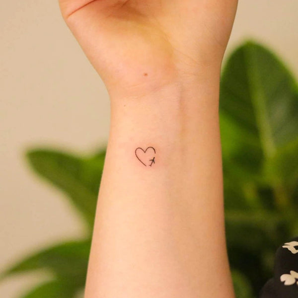 Buy Mini Temporary Tattoo  Heart Tattoo Color purple  Beautiful Online  in India  Etsy