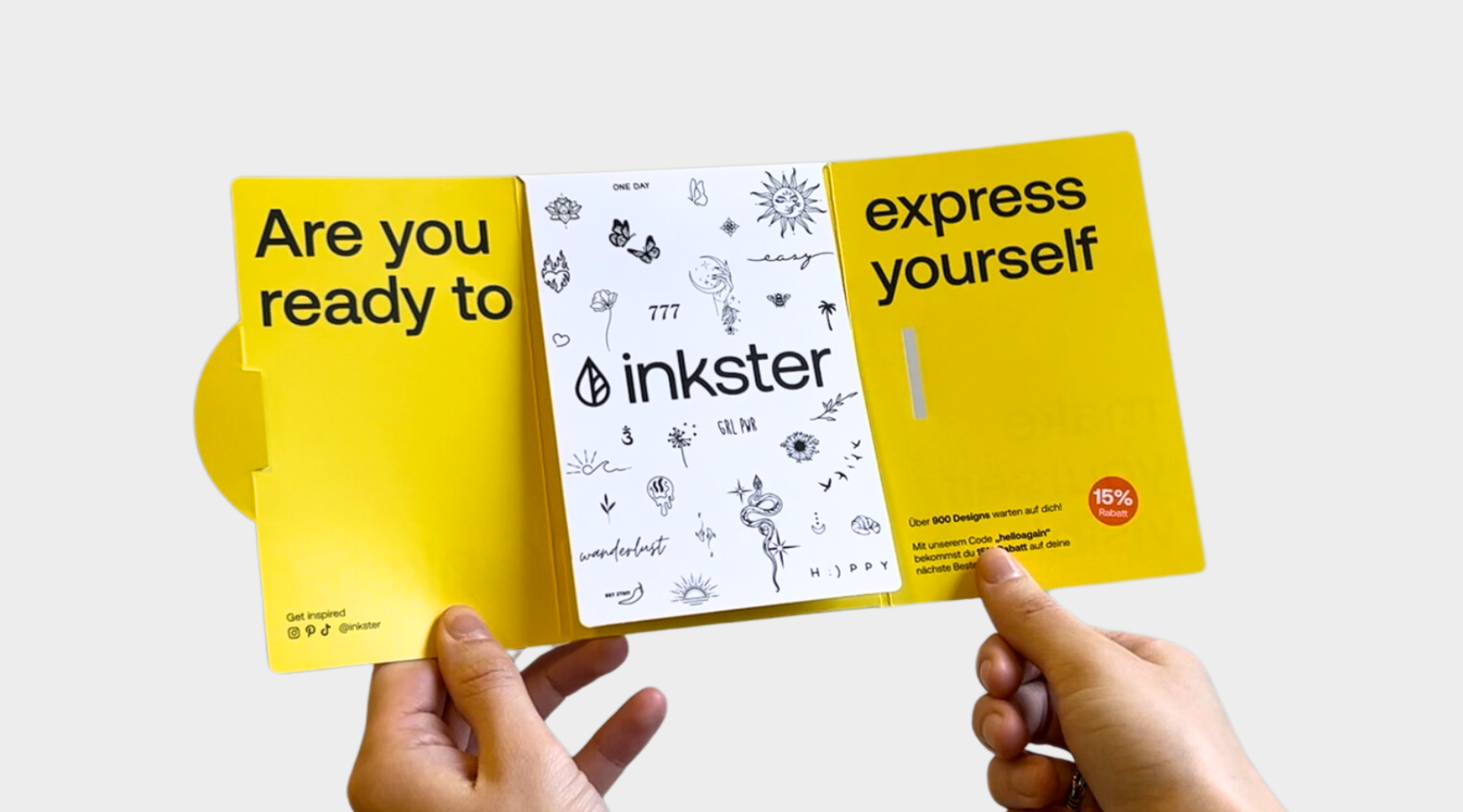 the self created inkster shipping boxes