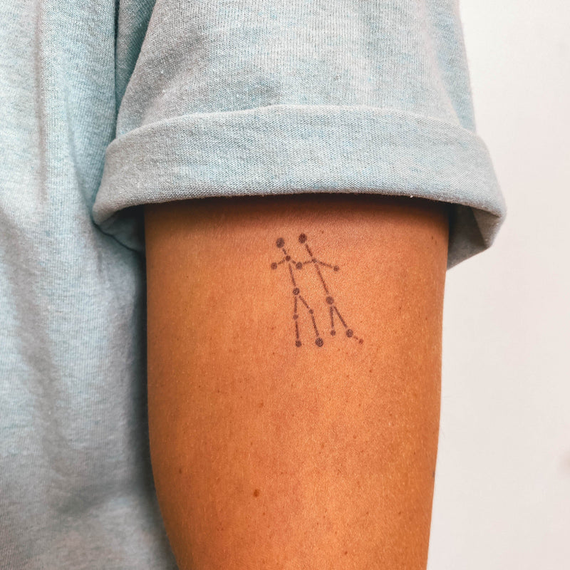 9 Gemini Constellation tattoo idea  constellation tattoos gemini  constellation body art tattoos