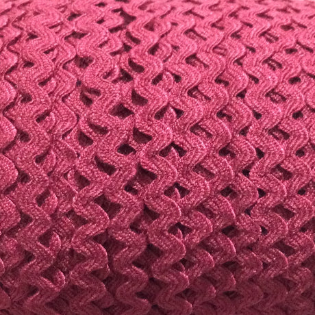 3 Yards of Pink 1 Ric Rac Sewing Trim, Bubblegum Polyester Rick Rack