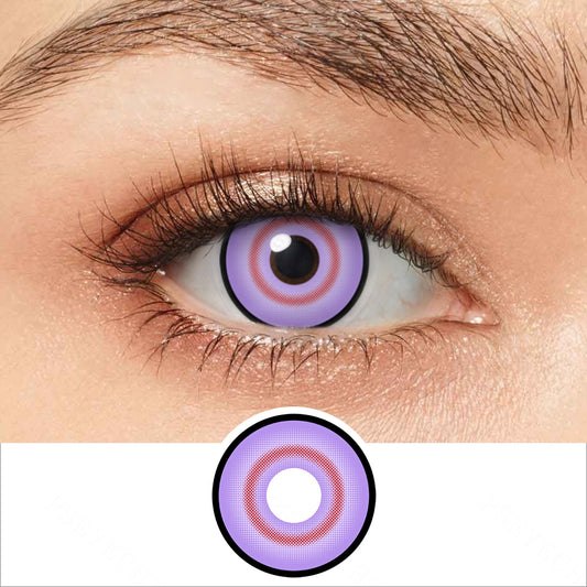 Lucy Cyberpunk Purple Contacts