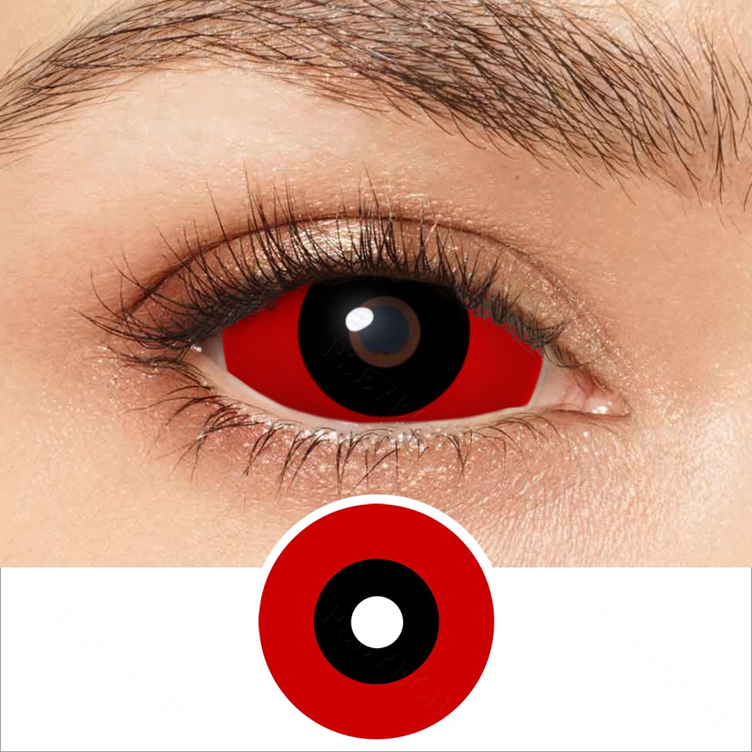 Red And Green Circle Contacts Halloween Contact Lenses Cosplay Color Lens  Crazy Lenses For Eyes Makeup Anime Accessories - AliExpress