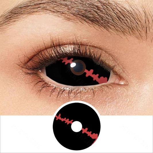 Redlash Black Sclera Contacts - PsEYEche