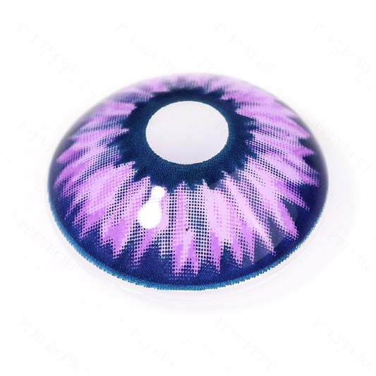 Purple Snowy Night Sclera Contacts - PsEYEche