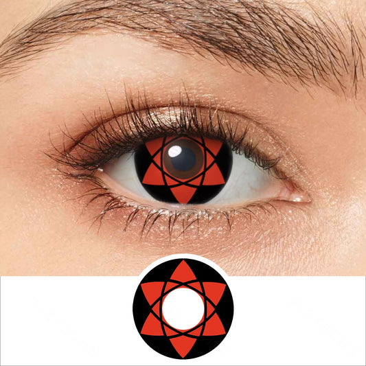  HERCHR 100pcs Safety Eyes, Sharingan Eye Contacts