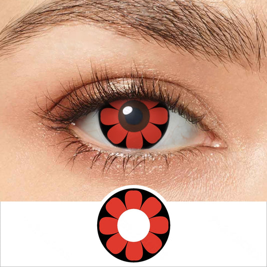 Red Daisy Contacts - PsEYEche