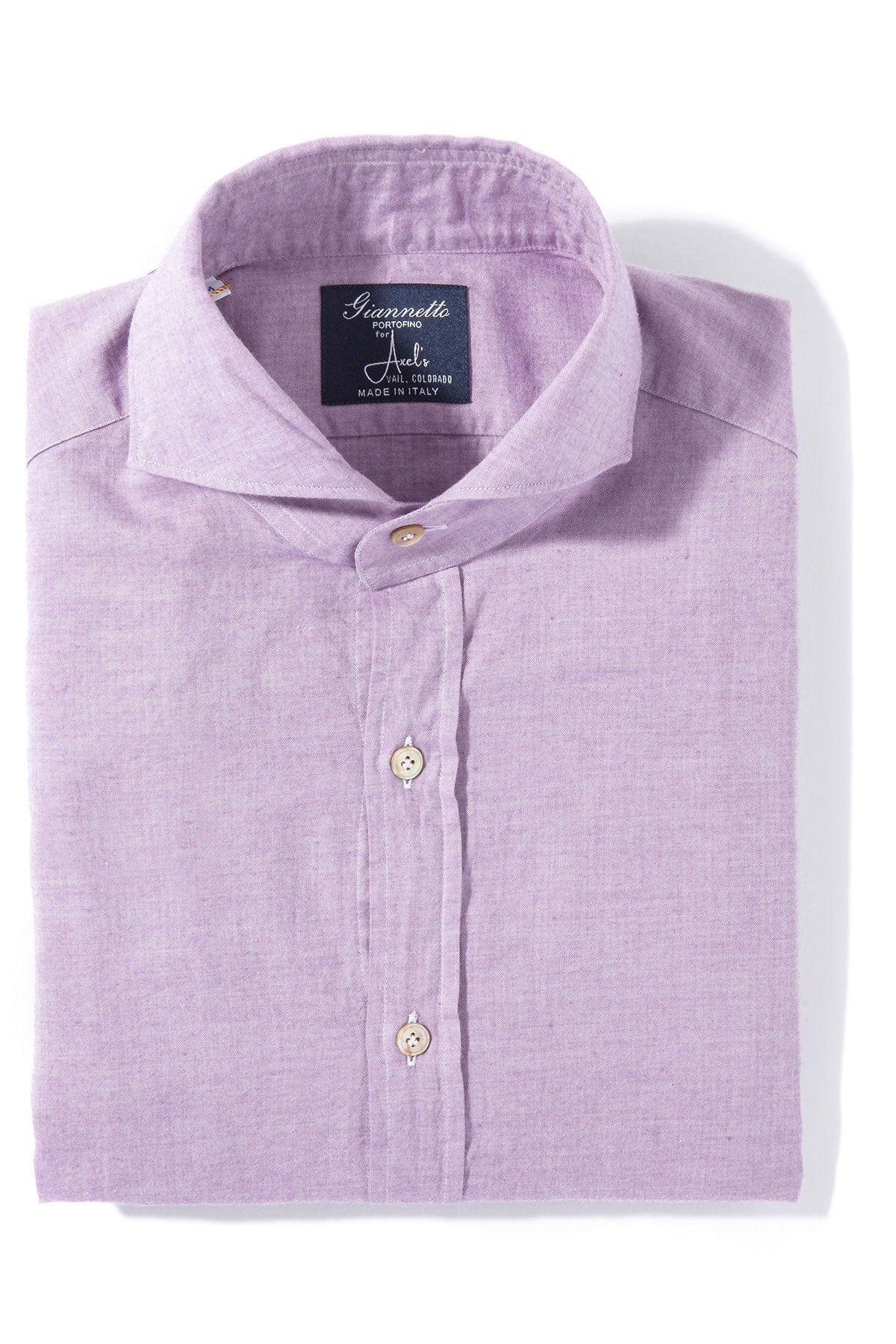 Finamore Napoli Diablo Cotton Shirt in Purple – AXEL'S