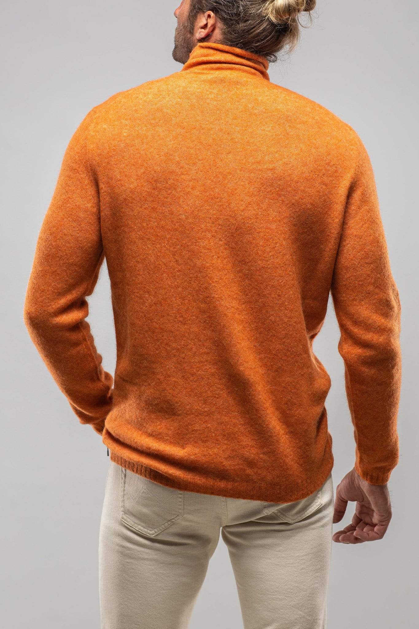 Vincenzo Mock Turtleneck In Orange