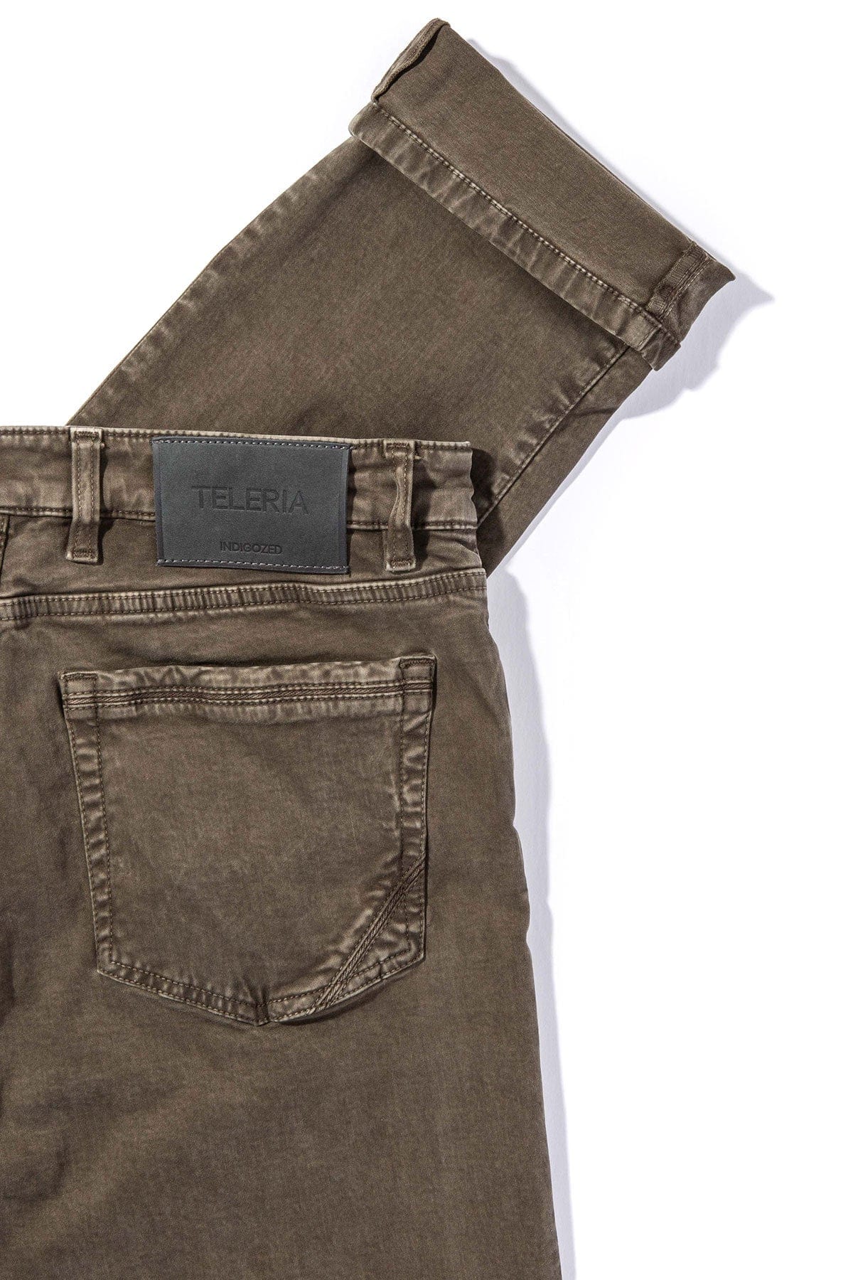 Teleria Zed Ryland Rugged Soft Touch Cotton Jeans in Army