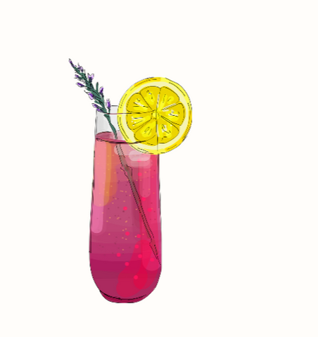 Raspberry and Elderflower Collins