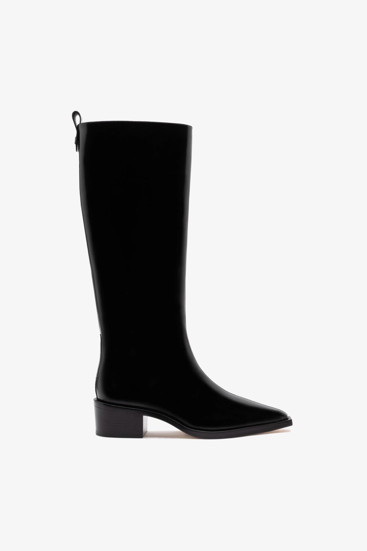 Florencia Boot In Black Box Leather