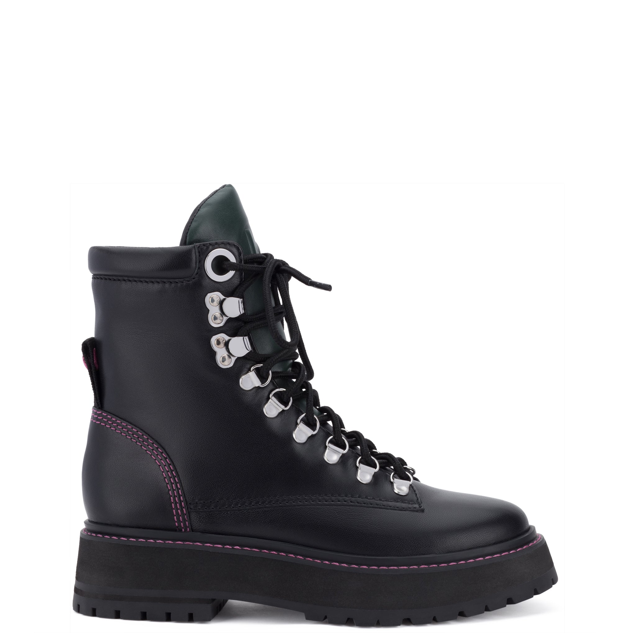 black leather jordan boots