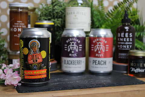 selection of unique honey based drinks