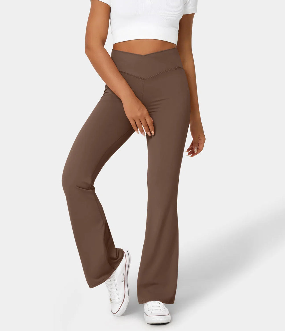 Extra High-Waisted PowerChill Slim Boot-Cut Pants for Women