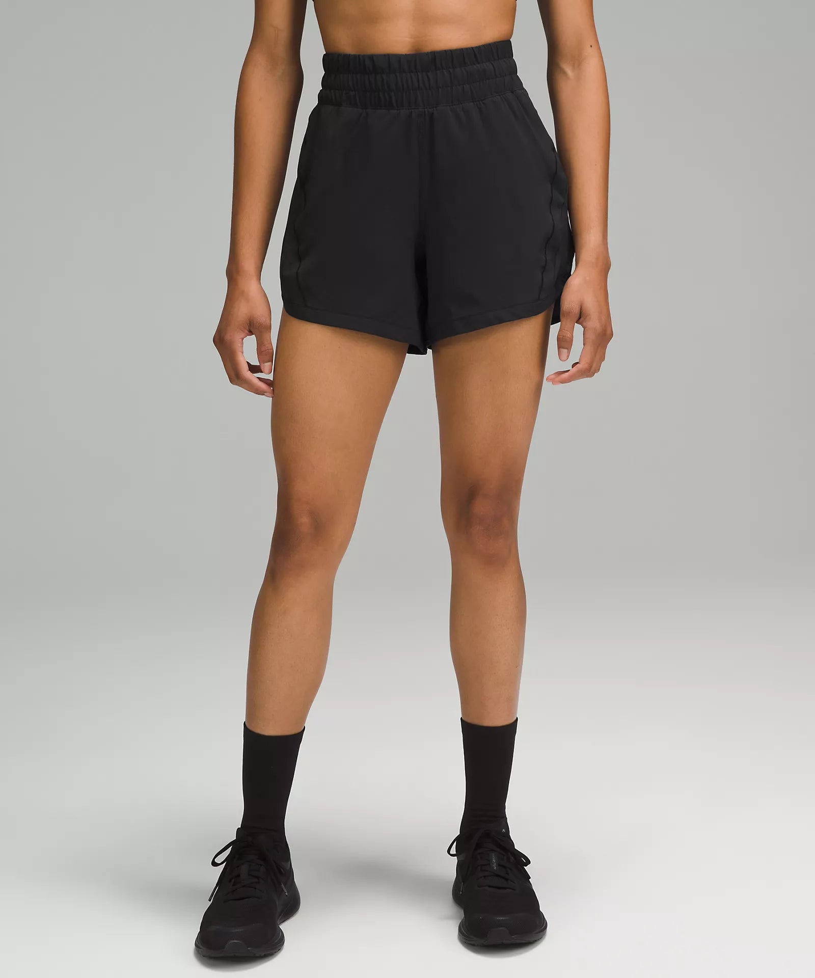 womens lined track short for thick thighs 