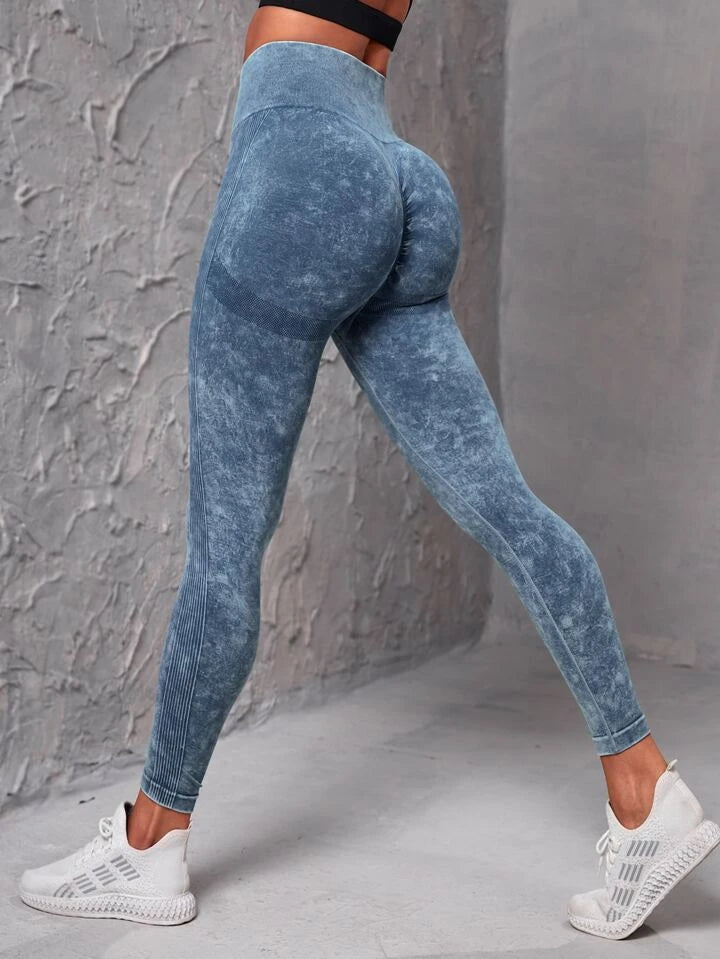 Grey Scrunch Butt Legging