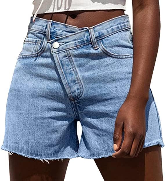 Curvy Fit Bermuda High Denim shorts - Black - Ladies | H&M IN
