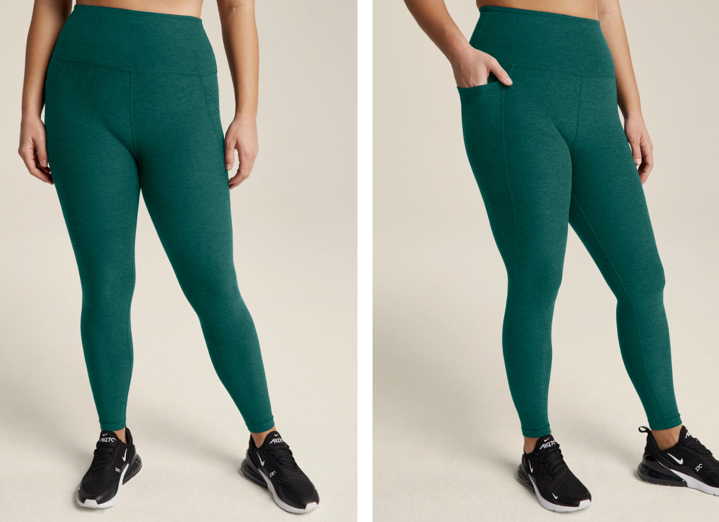 LuLuLemon Green Athletic Compression Leggings Women Size 4 - beyond exchange