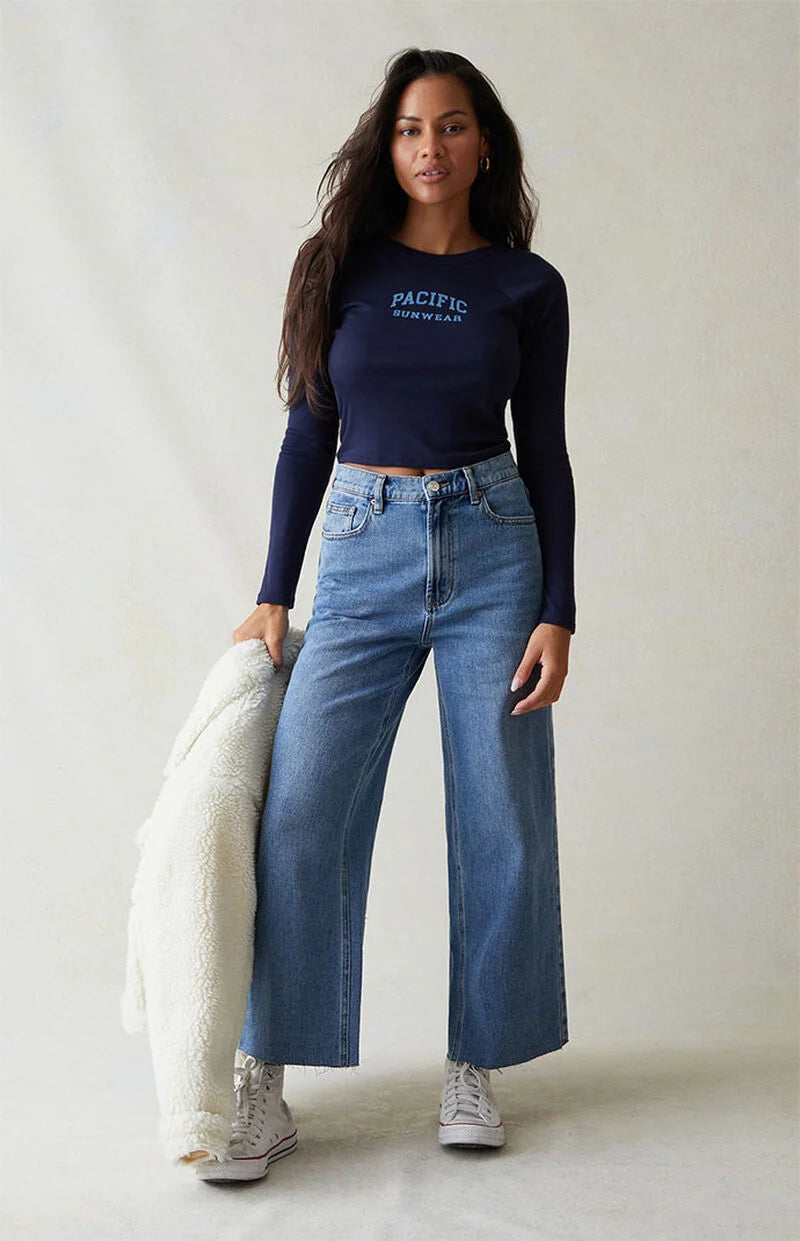 13 Petite Wide Leg Jeans You Won't Have To Tailor - Starting at