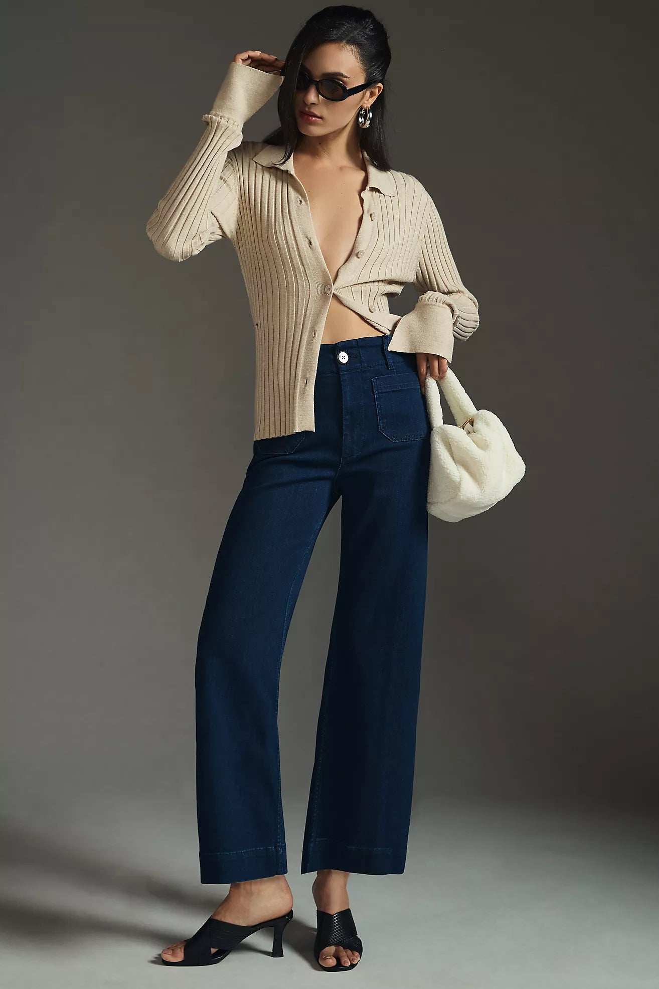 13 Petite Wide Leg Jeans You Won't Have To Tailor - Starting at
