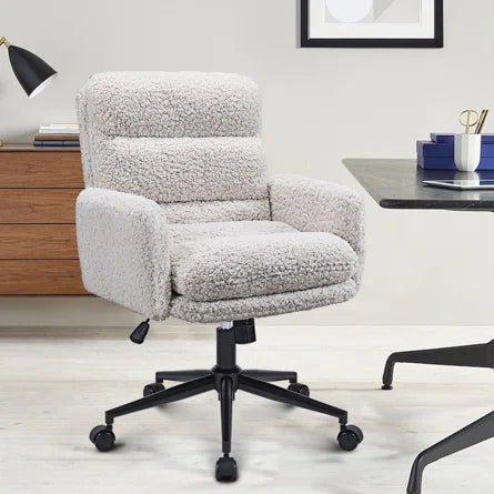 This chair was designed to let you sit cross-legged for better