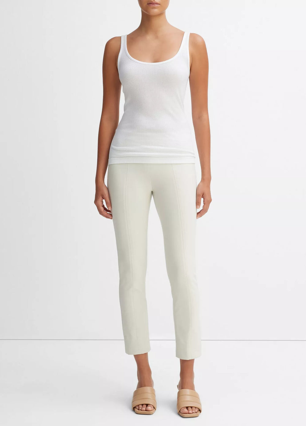 Buy Off white Leggings for Women by TAG 7 Online | Ajio.com