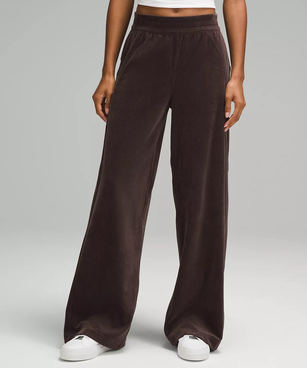 Scuba Mid-Rise Wide-Leg Pant *Full Length, Women's Sweatpants