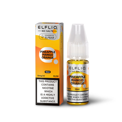 Elfliq pineapple Orange Mango bar juice