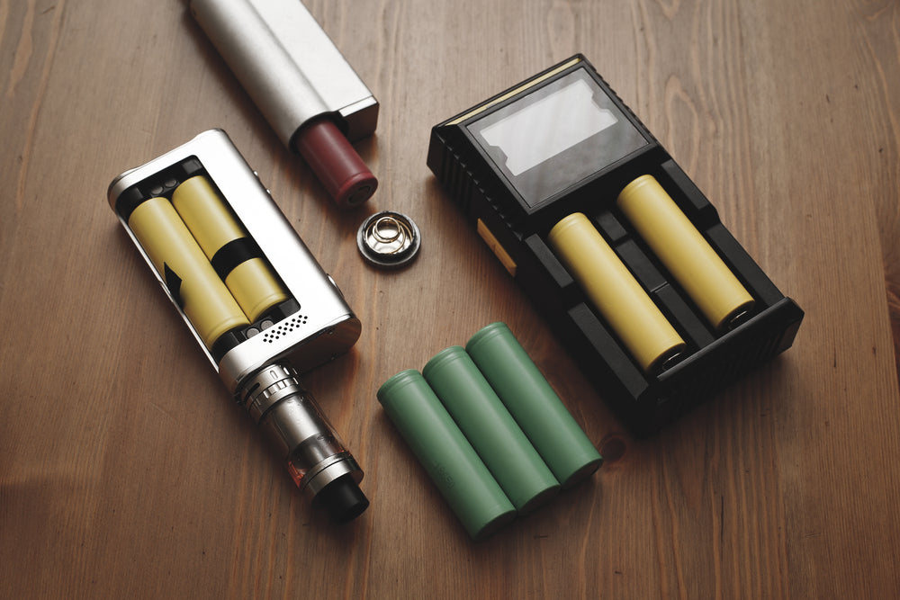 Vaping devices and batteries
