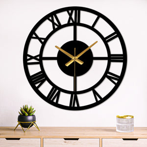 Roman Numbers | 3D Wooden Wall Clock Home Décor