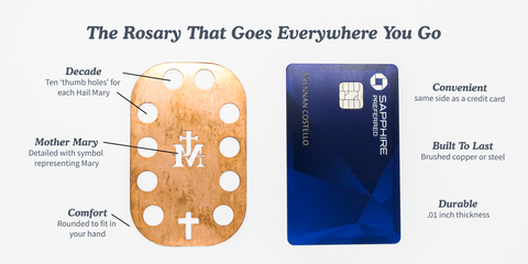 Credit card rosary