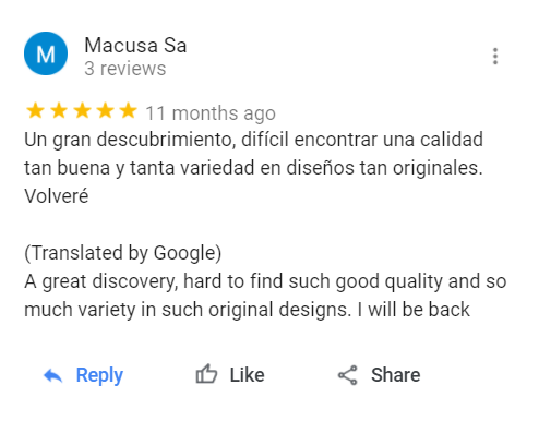 Google review