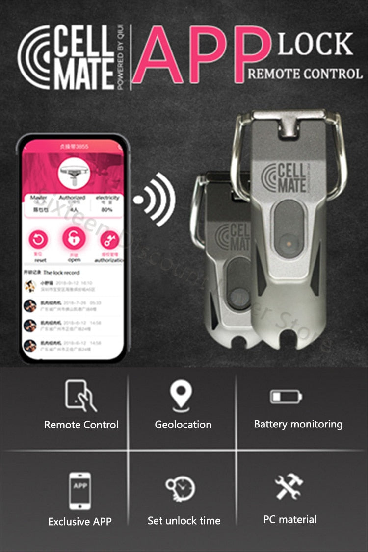 Bluetooth Cellmate Chastity Cage Feedback