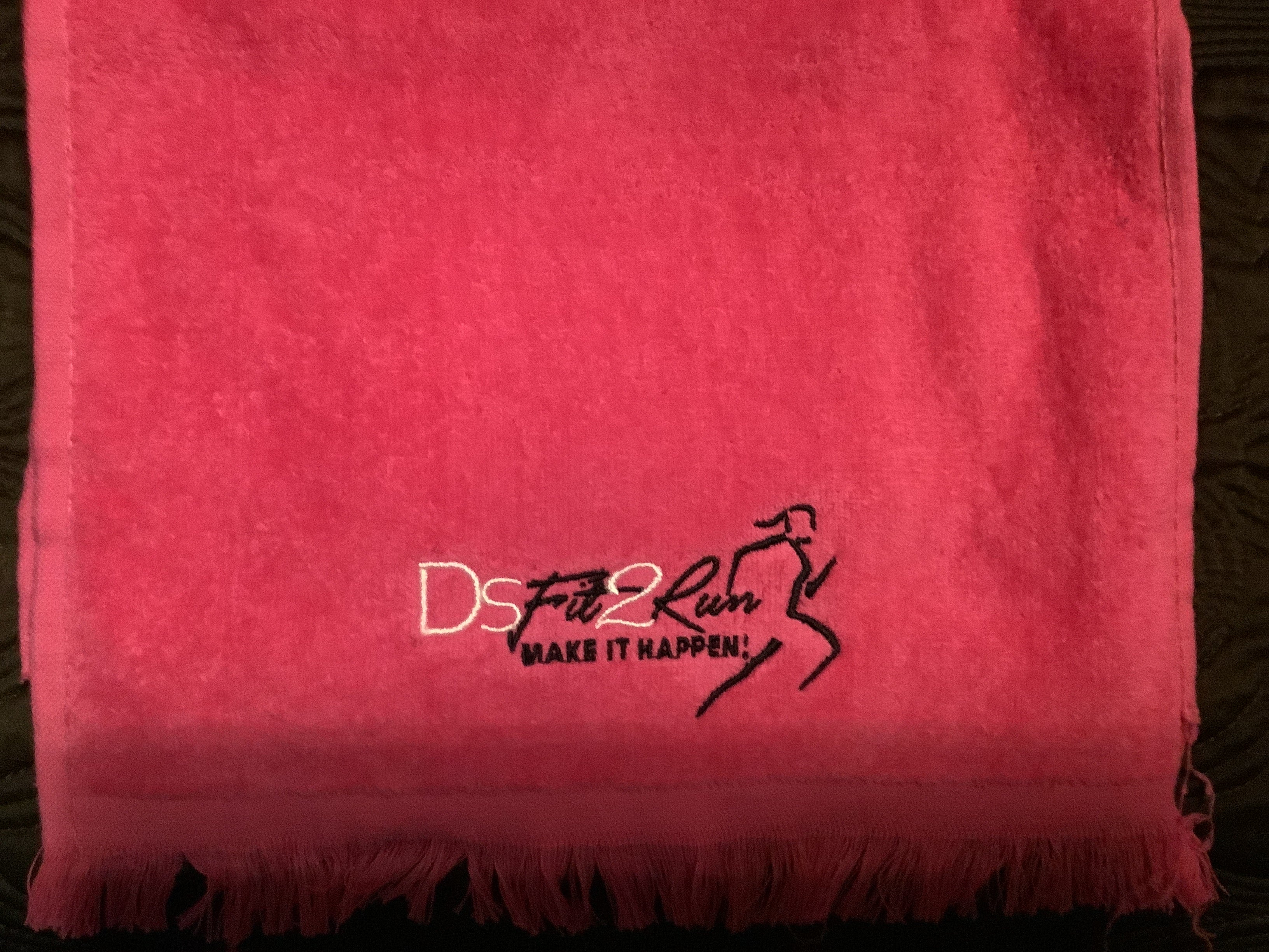 DSFIT2RUN PINK TOWEL