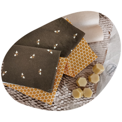 DIY Beeswax Wrap kit. Do it yourself food wrap