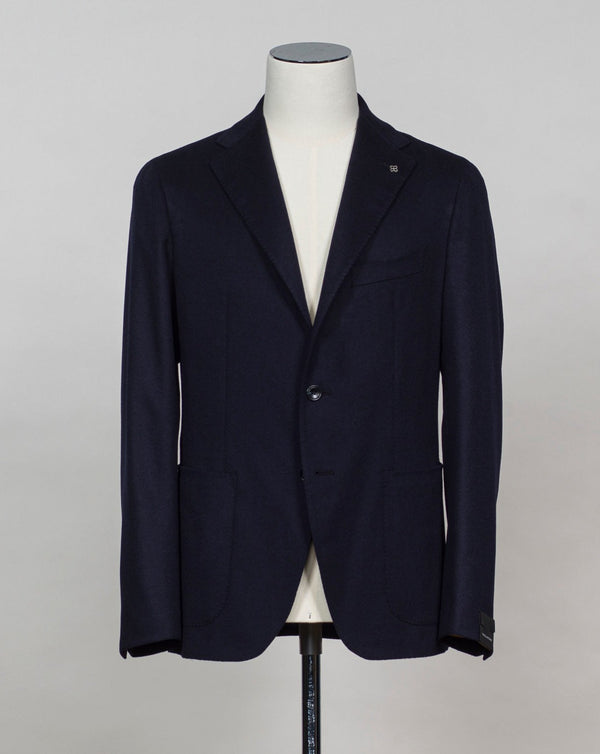 Tagliatore Wool & Cotton Jersey Jacket / Navy – Vaatturiliike Sauma Oy