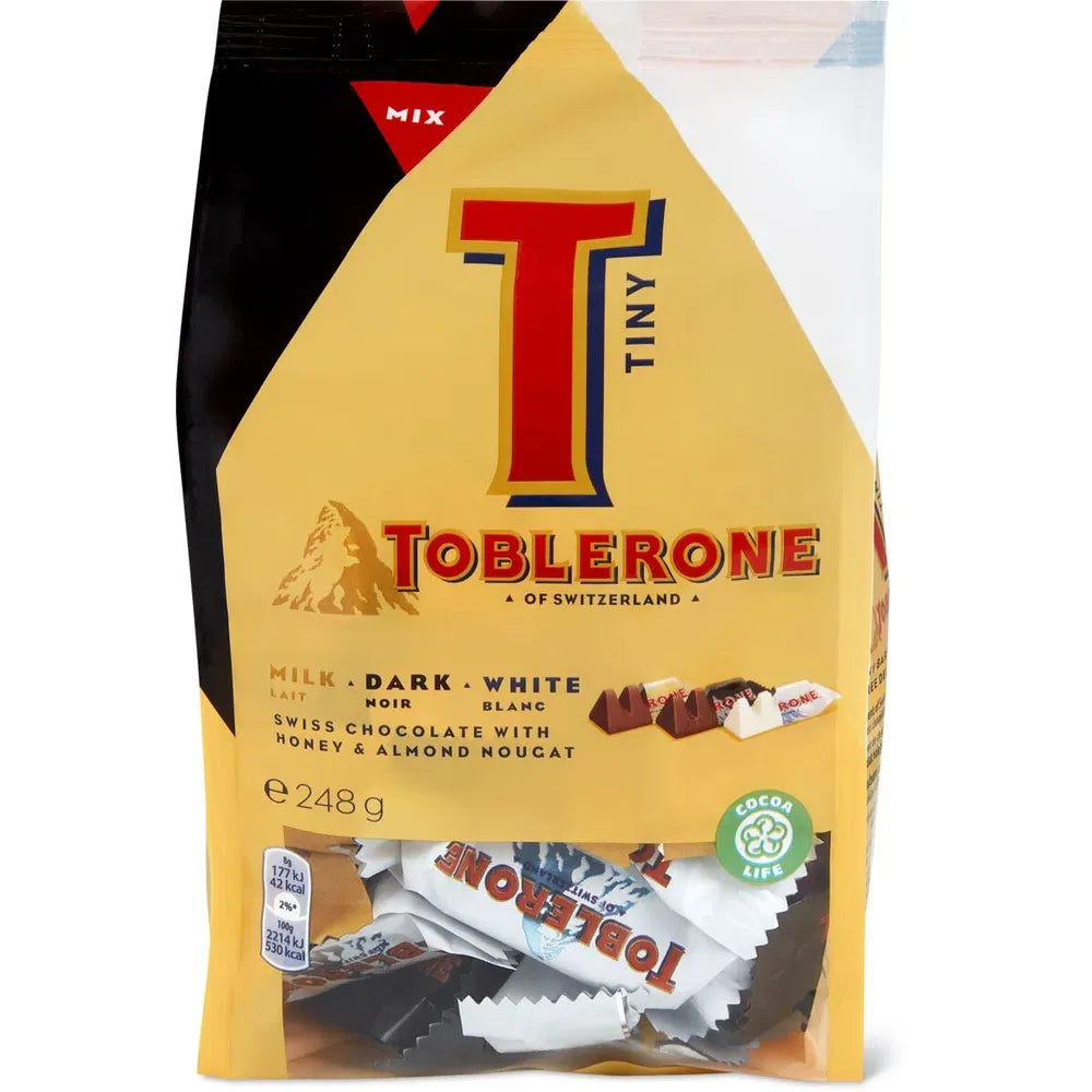Toblerone Tiny 248G – Greenside Confectionery
