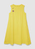 Renewed Garment Dyed Linen Easy Dress Size L | Yellow Glow