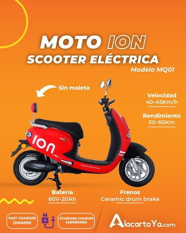 moto eléctrica ion mq01 sin maleta