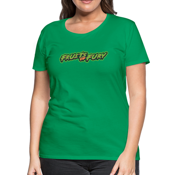 Brisbane Fruits of Fury Women’s Premium T-Shirt - kelly green